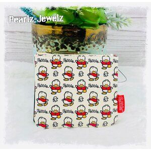 Loungefly Sanrio Pekkle Duck Allover Print Coin Purse BoxLunch Exclusive NWT